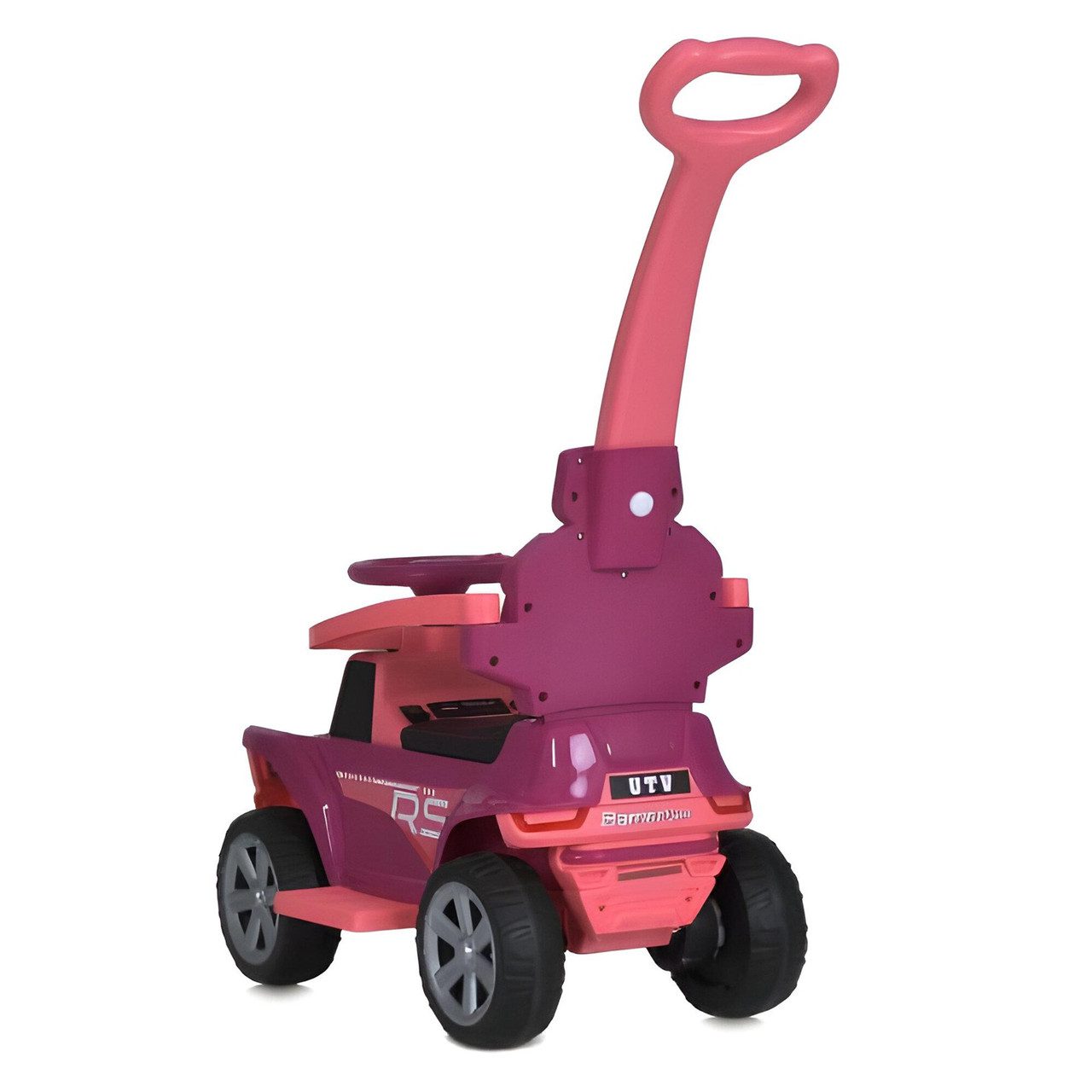 Каталка-толокар 2 в 1 з батьківською ручкою (машинка на акумуляторі) M 5764EBLR-9 - 8