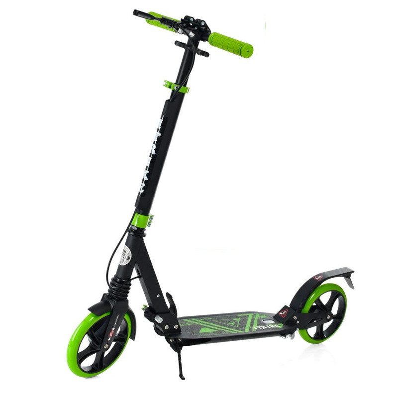 Двоколісний самокат складний (сталь алюміній, PU) iTrike SR 2-018-10-BGR - 2