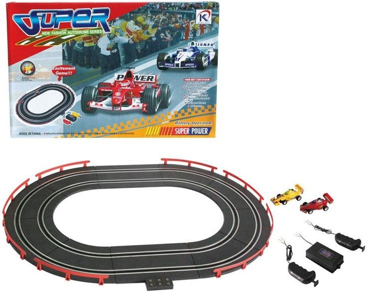 Дитячий гоночний трек з дистанційним керуванням (пульти на шнурі, машинки) 2160 - 3