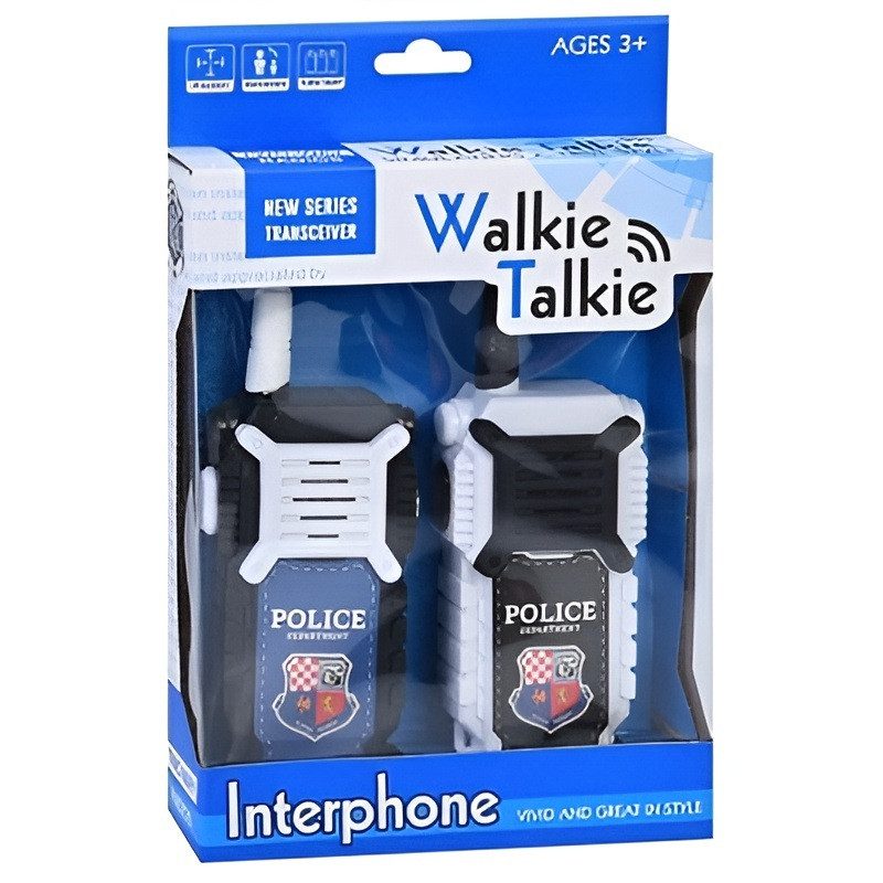 Дитячі рації Walkie Talkie Поліція (2 шт, 20 см) JD616-10A - 4