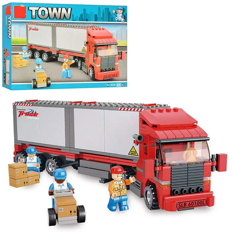 Конструктор Червоний трейлер (345 дет) M38-B0338