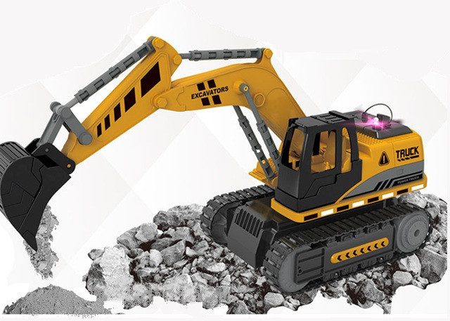 Будтехніка на радіокеруванні Екскаватор (пульт, акумулятор, дим/пар) 800-1 - 3