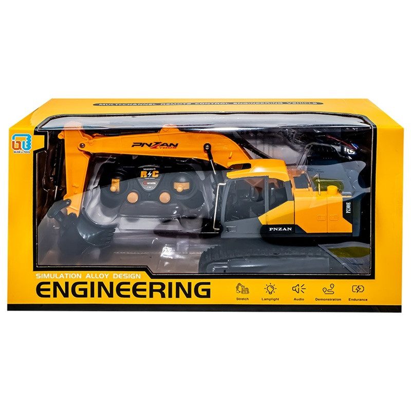 Будтехніка на радіокеруванні Екскаватор (пульт, акумулятор) 9008E - 2