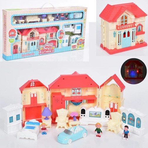 Ляльковий будинок з ляльками, меблями та аксесуарами WD-933E - 4