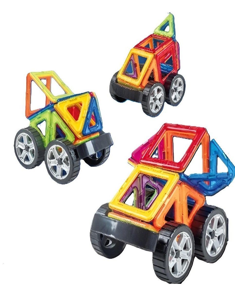 Магнітний конструктор Транспорт (32 ел.) Magnetic Blocks TY605 - 3