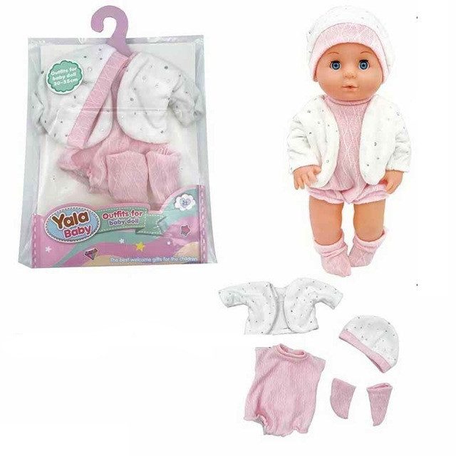 Одяг для пупса/ляльки зростом 30-35 см Yala Baby (комбінезон, шапочка, шкарпетки, курточка) YLC 330 A