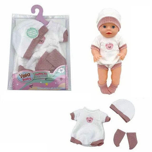 Одяг для пупса/ляльки зростом 30-35 см Yala Baby (комбінезон, шапочка, шкарпетки) YLC 340 H
