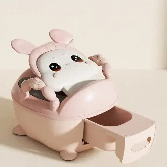 Дитячий горщик стільчик з м'яким сидінням Зайчик Bimbo 2140-62 - 2