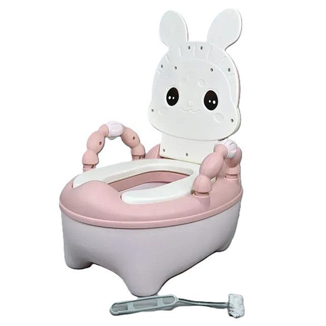 Дитячий горщик стільчик з м'яким сидінням Зайчик Bimbo 2140-62