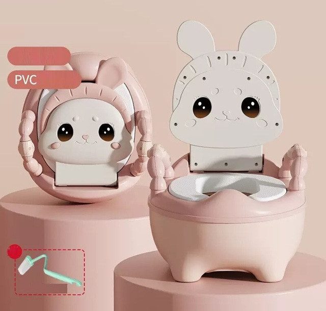 Дитячий горщик стільчик з м'яким сидінням Зайчик Bimbo 2140-62 - 8