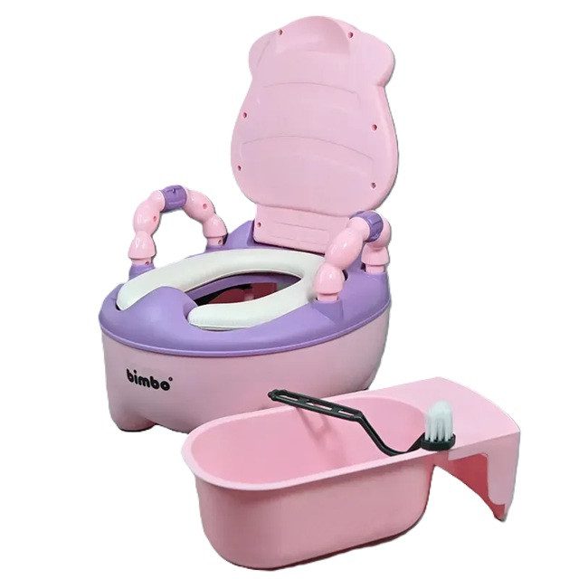 Дитячий горщик стільчик з м'яким сидінням Корівка Bimbo 8236-48 - 5