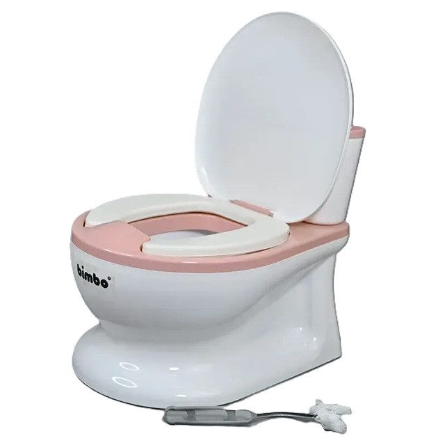 Дитячий горщик стільчик з м'яким сидінням (унітаз, звук) Bimbo 9211-36 - 3