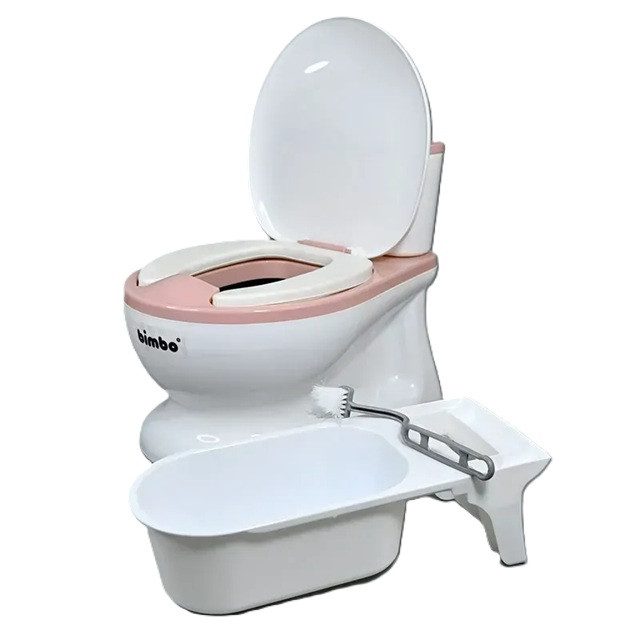 Дитячий горщик стільчик з м'яким сидінням (унітаз, звук) Bimbo 9211-36 - 4