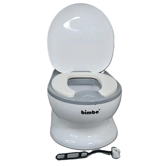 Дитячий горщик стільчик з м'яким сидінням (унітаз, звук) Bimbo 2219-50 - 3