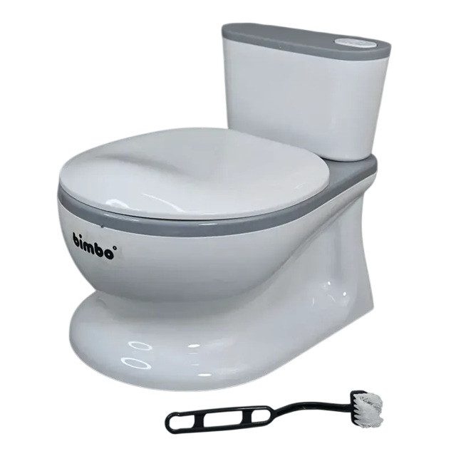 Дитячий горщик стільчик з м'яким сидінням (унітаз, звук) Bimbo 2219-50