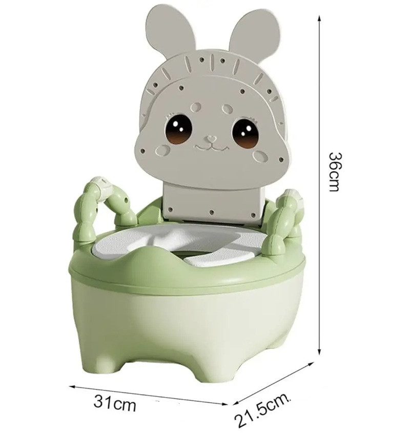 Дитячий горщик стільчик з м'яким сидінням Зайчик Bimbo 1809-54 - 2