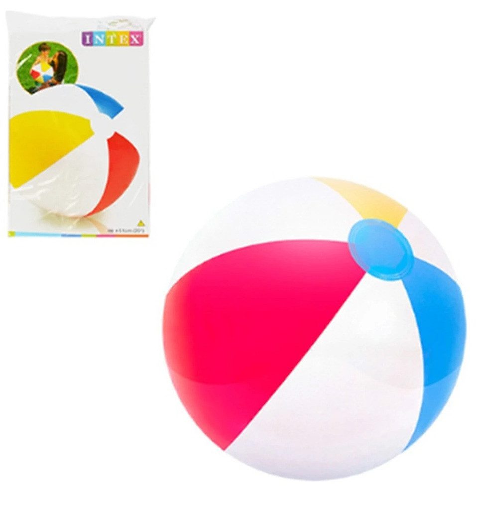 М'яч надувний пляжний дитячий (61 см) Intex 59030 NP