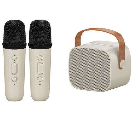 Караоке з 2 мікрофонами та колонкою (Bluetooth, AUX, підтримка TF-карти) C 72966 BG - 4