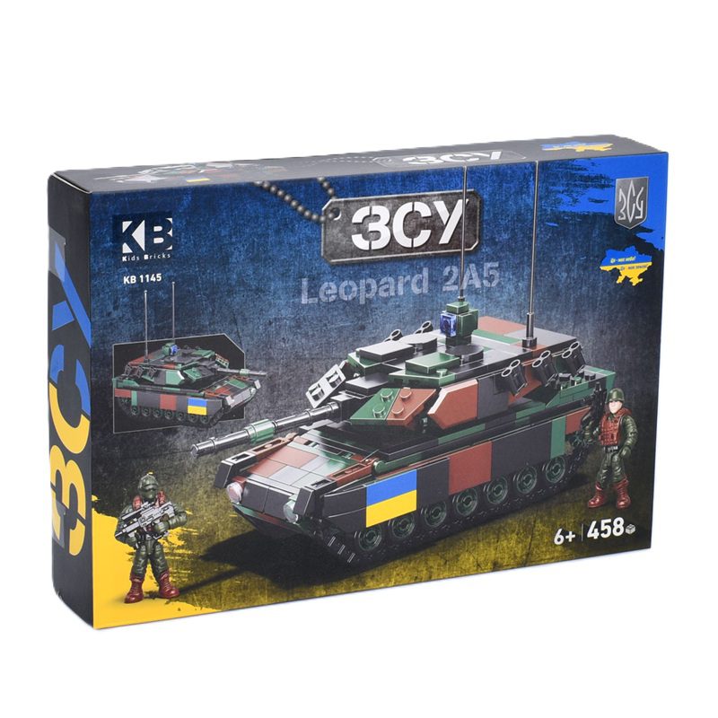 Конструктор Військова техніка ЗСУ (458 дет, танк Leopard 2A5) KB 1145 - 3