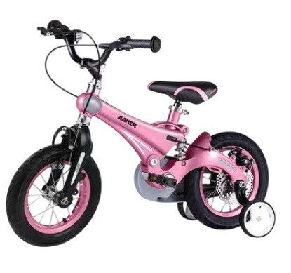 Велосипед двоколісний Люкс зі страхувальними колесами J1 (1641G) 16 pink - 3