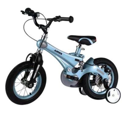 Велосипед двоколісний Люкс зі страхувальними колесами J1 (1641G) 16 blue - 3