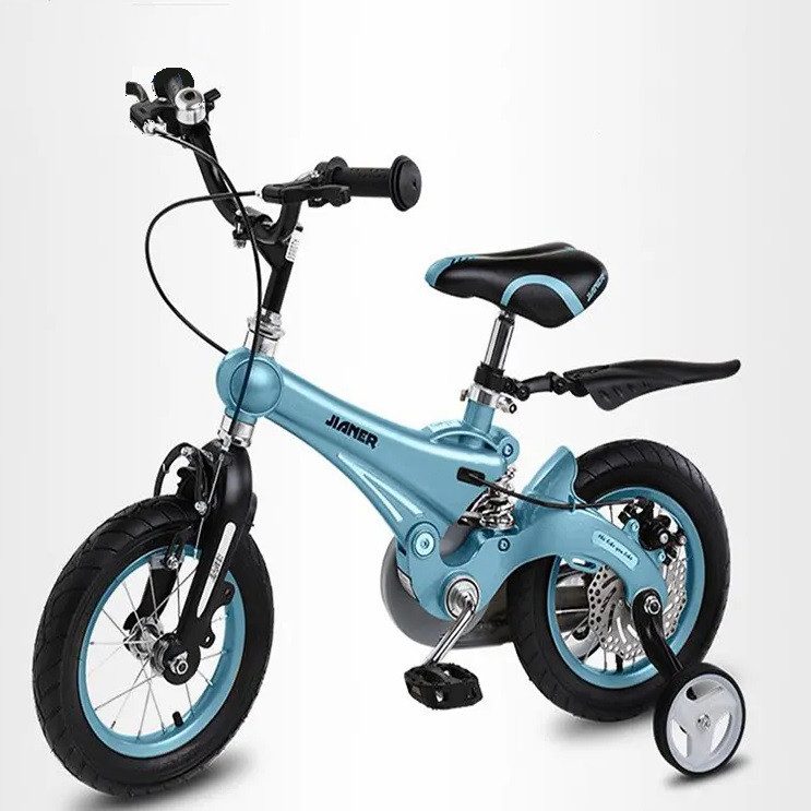 Велосипед двоколісний Люкс зі страхувальними колесами J1 (1641G) 16 blue