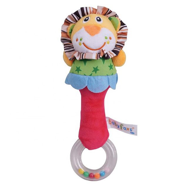 Брязкальце м'яке з пискавкою Тваринки 688M-15/688M-16/688M-17 - 5