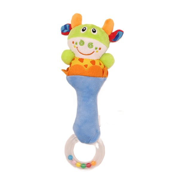 Брязкальце м'яке з пискавкою Тваринки 688M-15/688M-16/688M-17 - 3