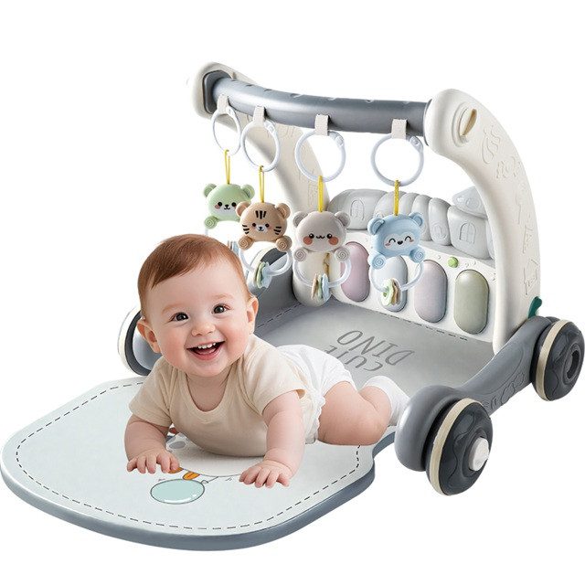 Каталка ігровий центр Перші кроки 2 в 1 з килимком та піаніно 1010/1011 - 7