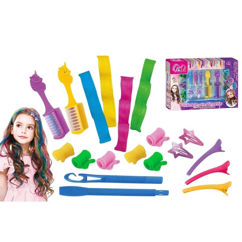 Набір крейда для волосся (заколки, бігуді, аксесуари) 8839