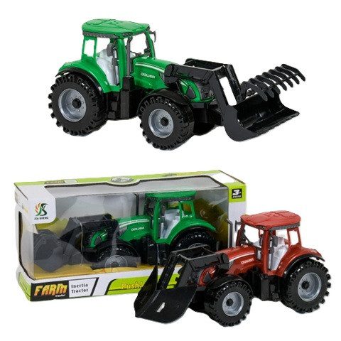 Трактор з ковшом інерційний (метал, пластик) 0488-400