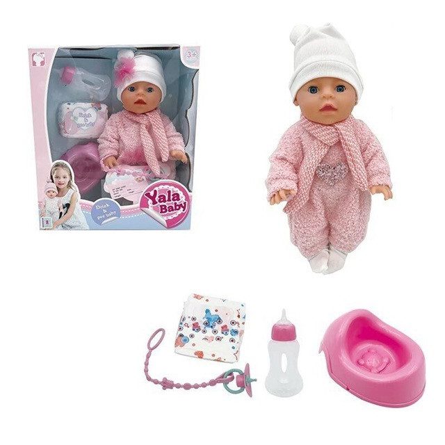 Інтерактивний функціональний пупс Yala Baby (35 см, з горщиком та аксесуарами) YL2435A-A/YL2435A-B - 3