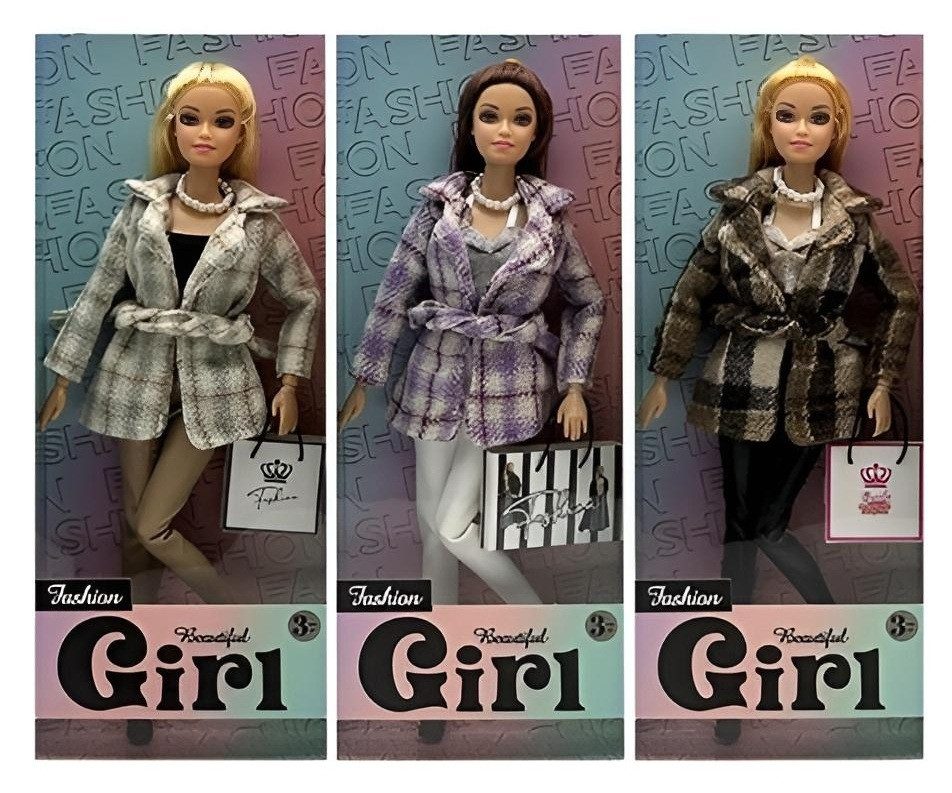 Шарнірна лялька модниця Fashion Girl в коробці (29 см) XD119-5