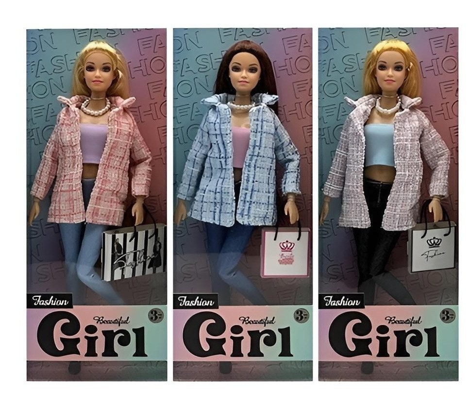 Шарнірна лялька модниця Fashion Girl в коробці (29 см) XD119-6