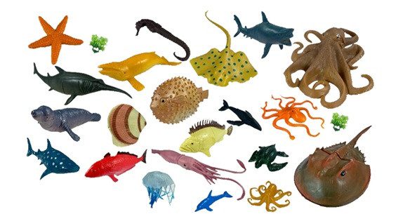 Набір тварин Морські мешканці (21 ел.) Sea World 559-231 A - 4