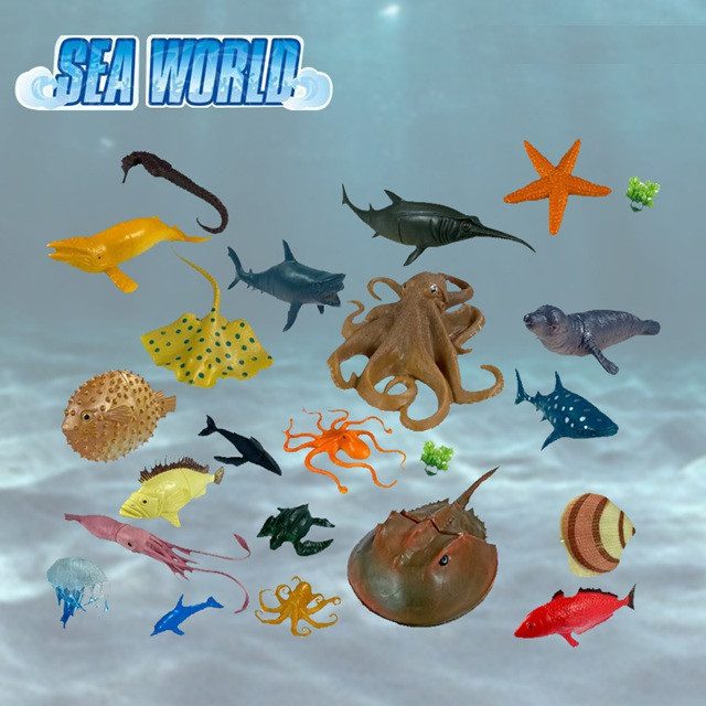 Набір тварин Морські мешканці (21 ел.) Sea World 559-231 A - 8