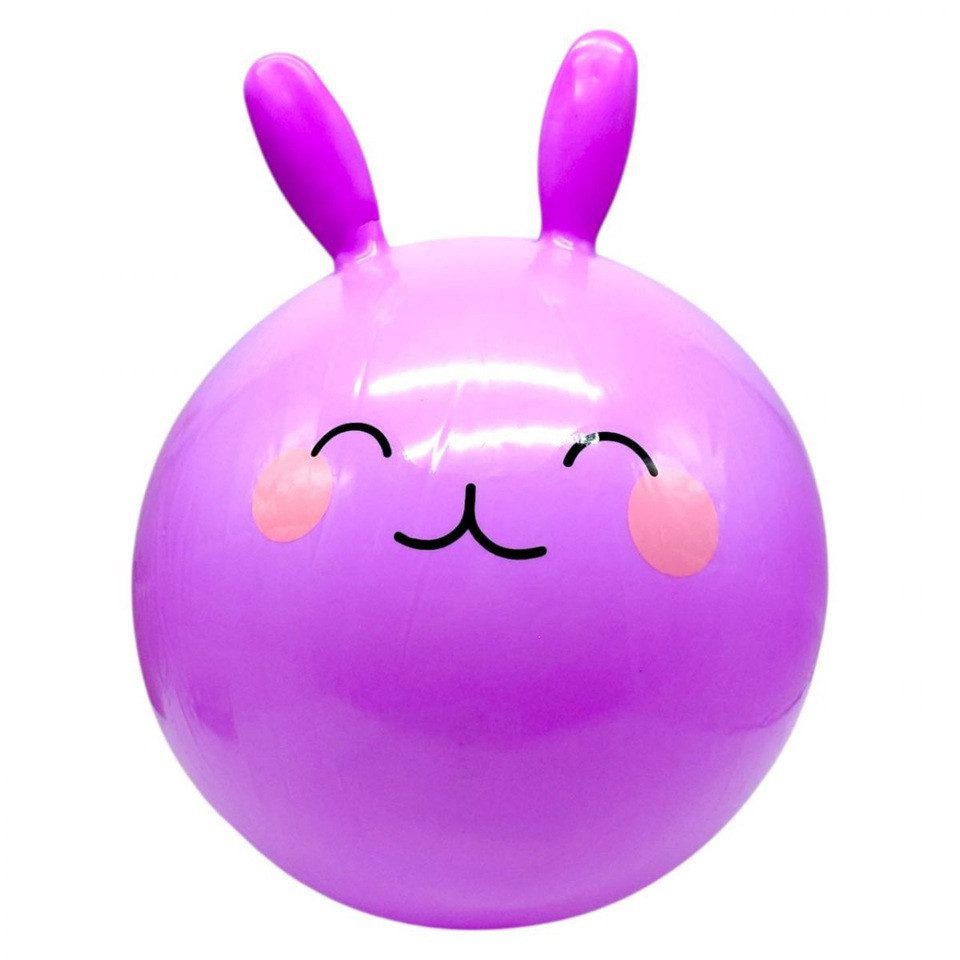 М'яч для фітнесу дитячий з вушками/ріжками (43 см) C 76017 - 3