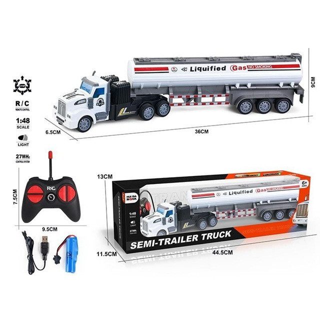 Трейлер на радіокеруванні (бензовоз, пульт, акумулятор) 770-2 - 3