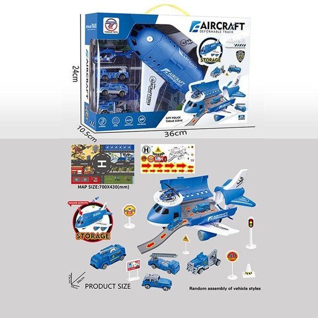 Музична парковка літак з транспортом 8826 A - 8