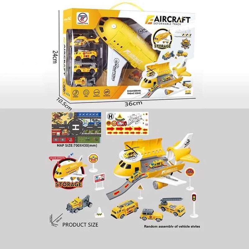 Музична парковка літак з транспортом 8827 A - 3