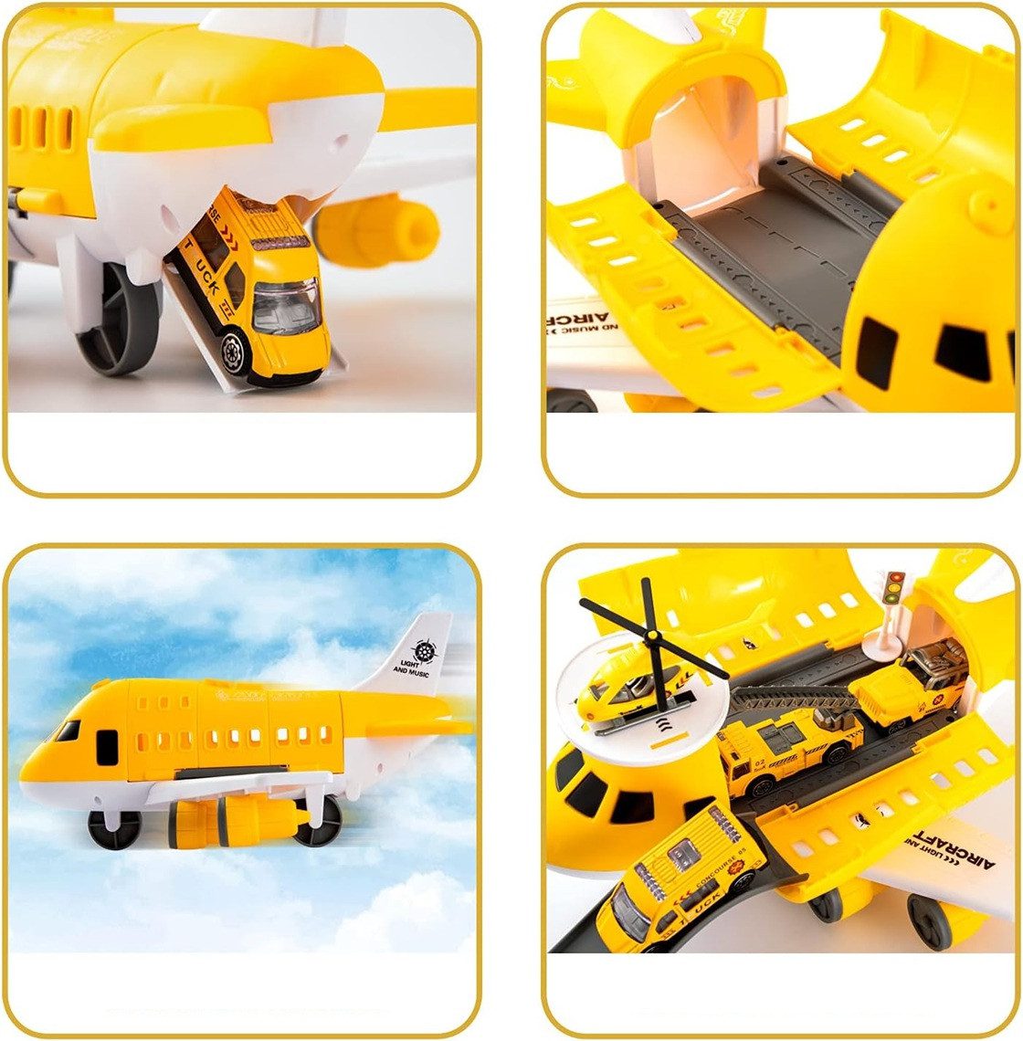 Музична парковка літак з транспортом 8827 A - 6