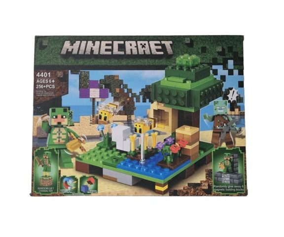 Конструктор Блоковий світ Minecraet з магнітними блоками (254 дет.) 4401 - 2
