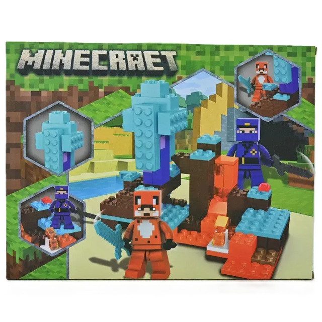 Конструктор Блоковий світ Minecraet з магнітними блоками (258 дет.) 4403 - 2