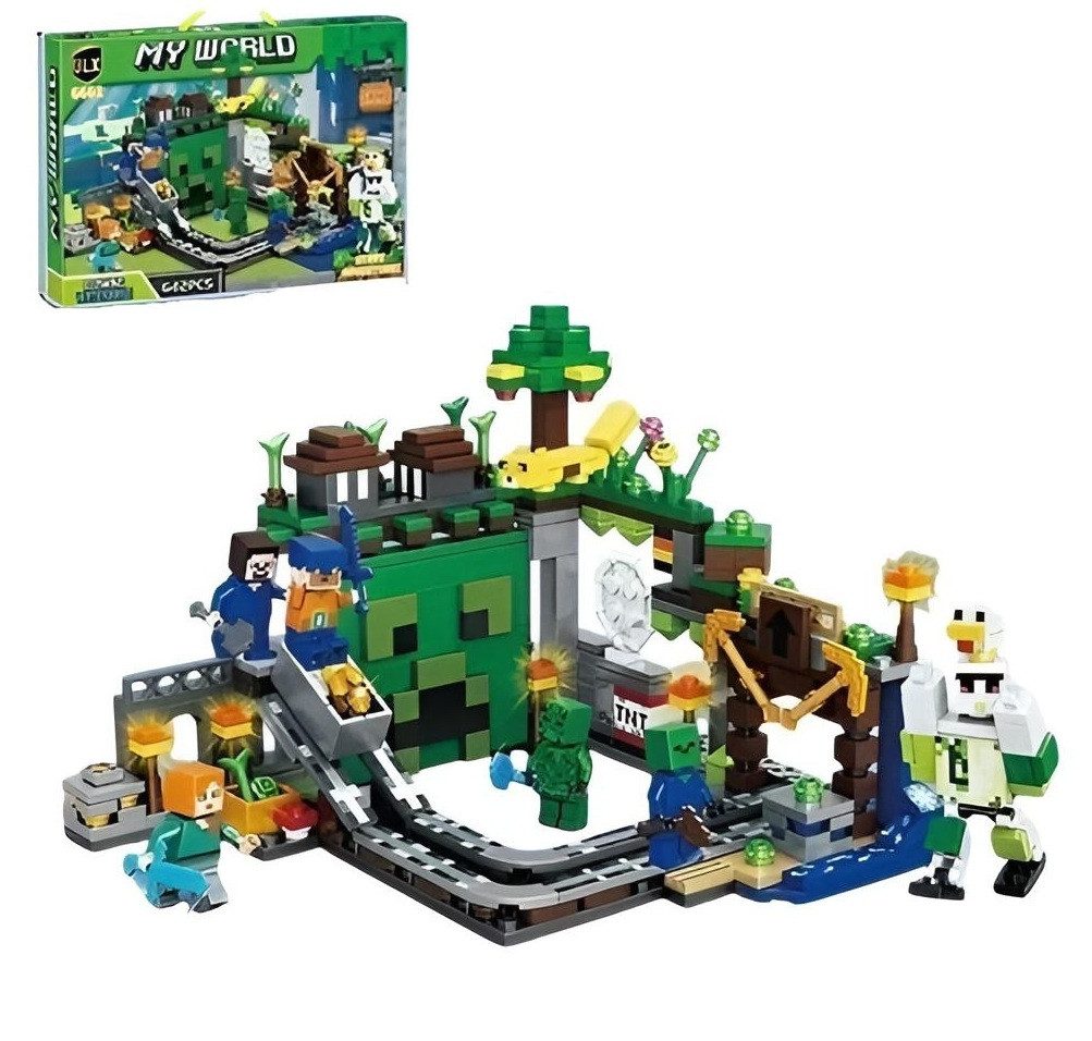 Конструктор MyWorld Шахта Крипера (642 дет.) 6661