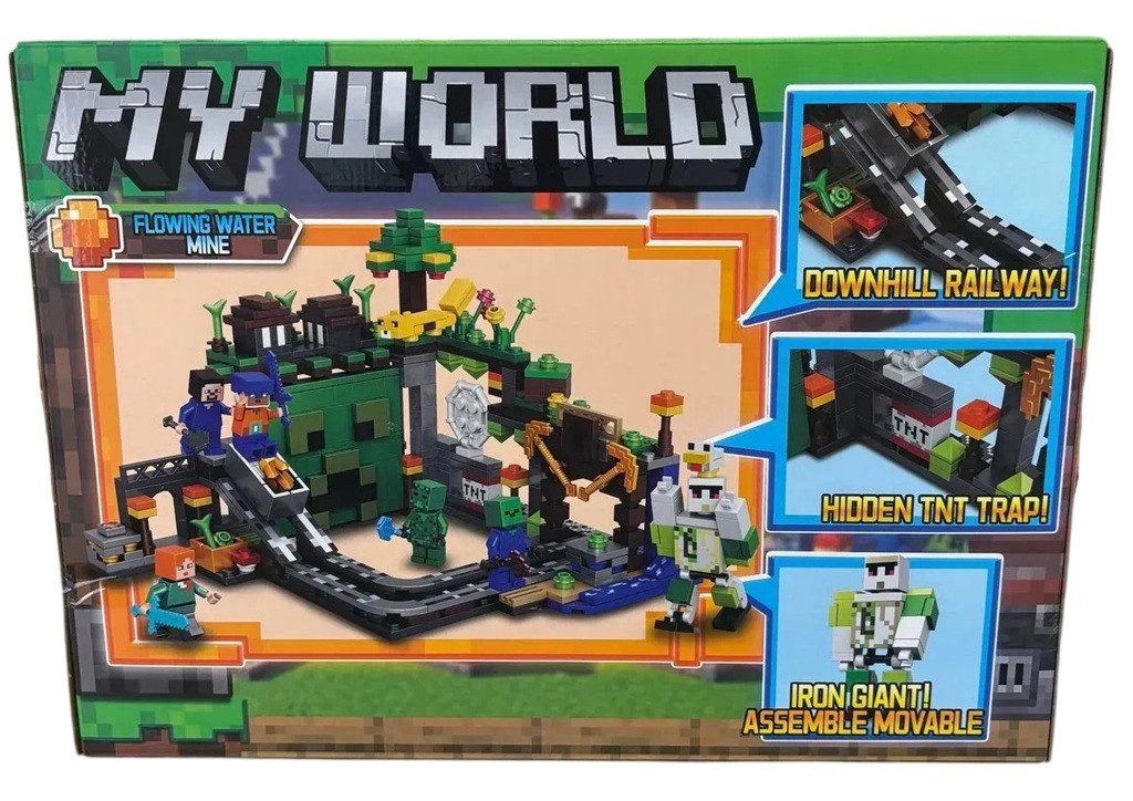 Конструктор MyWorld Шахта Крипера (642 дет.) 6661 - 2