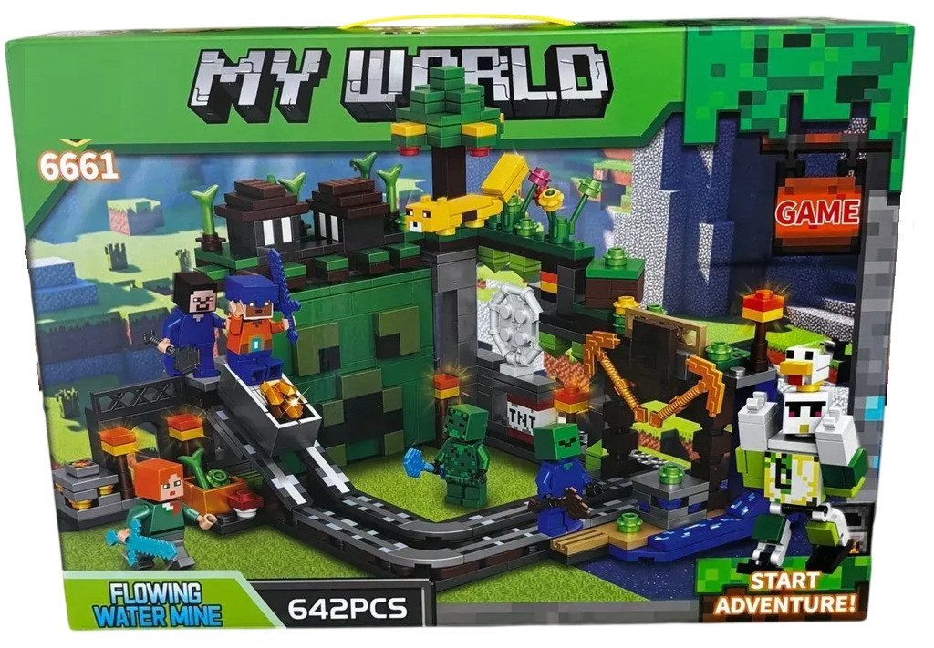 Конструктор MyWorld Шахта Крипера (642 дет.) 6661 - 3