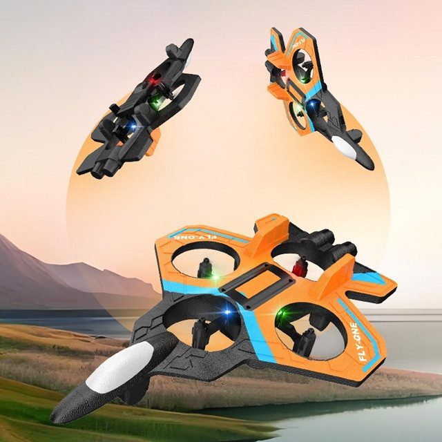 Літак винищувач на радіокеруванні (пульт, акумулятор, підсвітка) S2 - 8