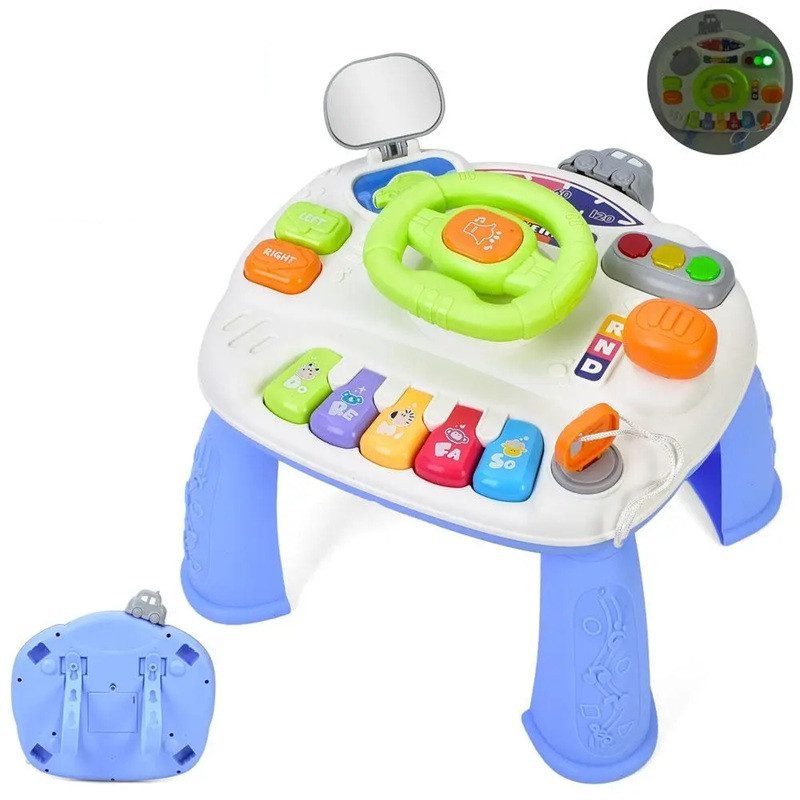 Розвиваючий центр 2 в 1 з ігровим столиком та кермом 368-48B - 4