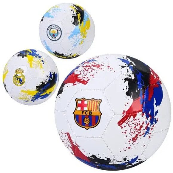 М'яч футбольний Клуби 320-340 г ПВХ (PVC 1,8 мм) EN-3332