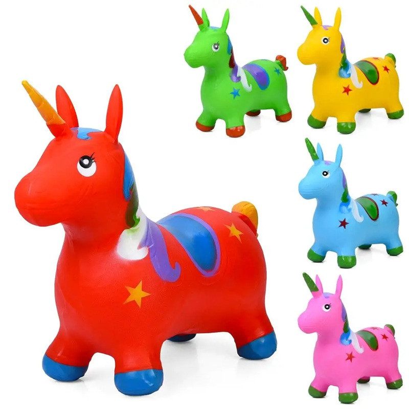 Стрибун-конячка Єдиноріг дитячий (ПВХ, 1300 г) MS 3391-1